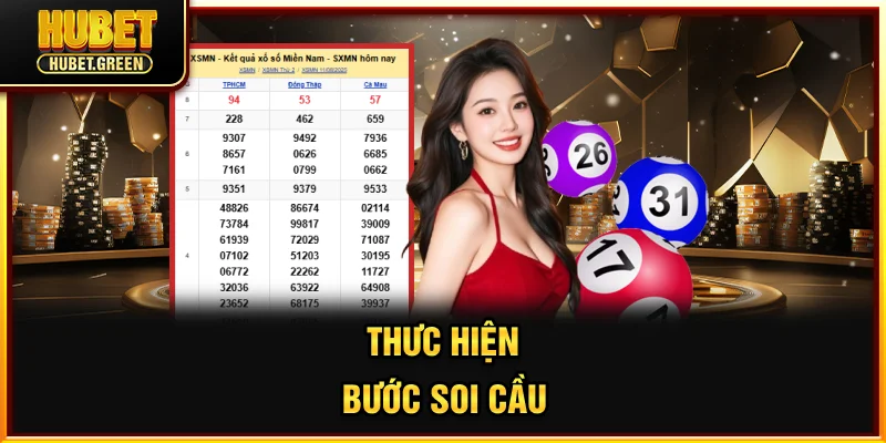Thực hiện bước soi cầu